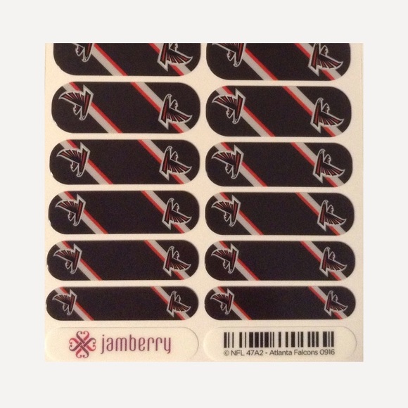 Jamberry by NFL Atlanta Falcons Nail Wraps - Picture 4 of 4