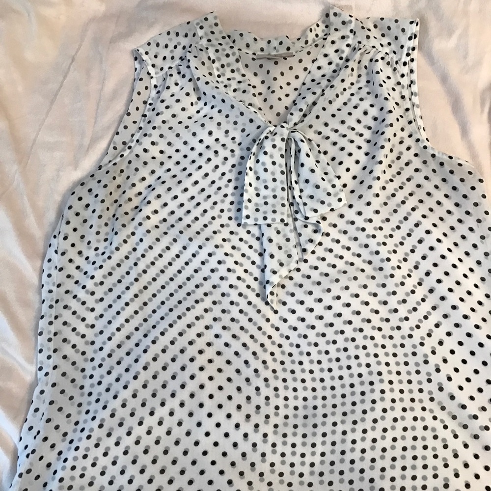 Polka Dot Ann Taylor Blouse