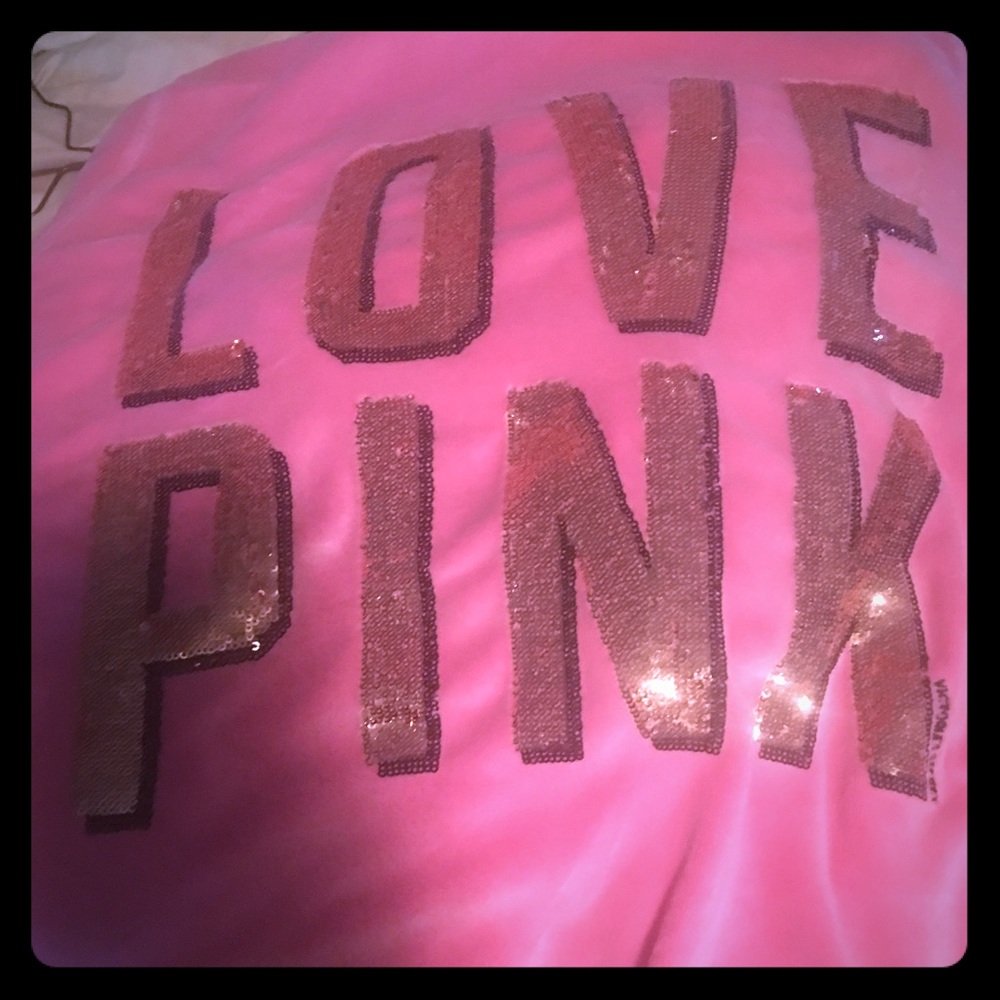 Pink hoodie