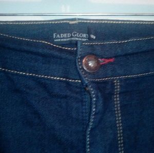 Faded Glory dark wash denim jeans 18w