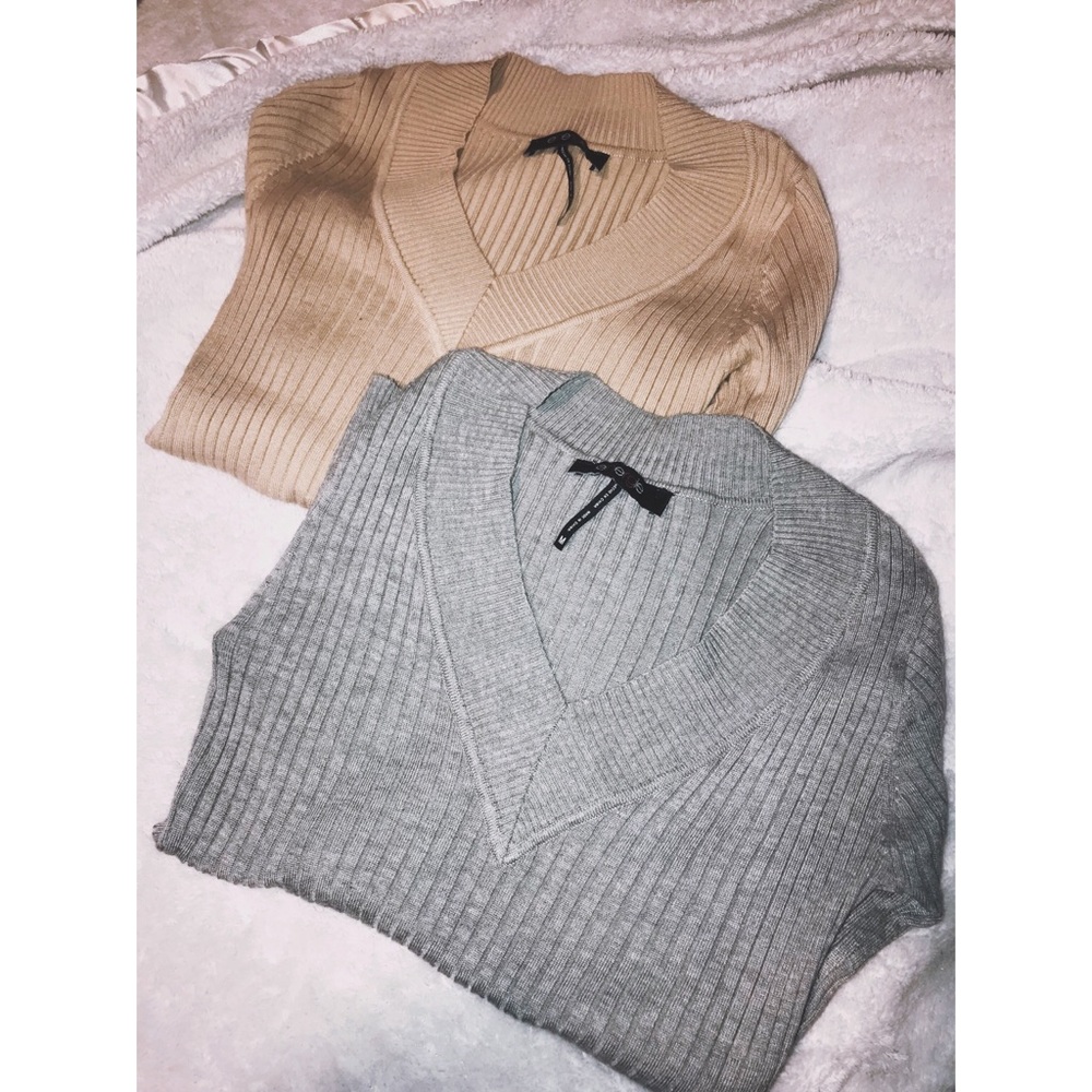 SALE‼️ Two V neck Sweaters