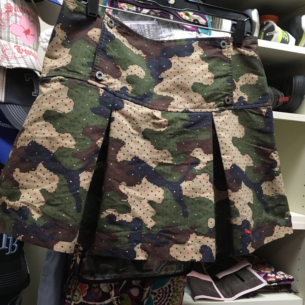 Puma camo sport skirt
