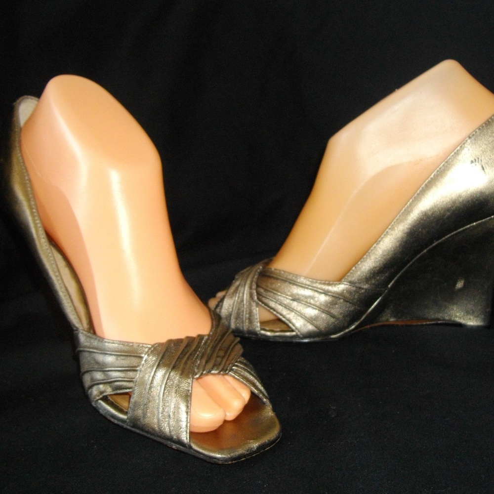 Tan Kenneth Cole New York 8.5 Wedges Sandals