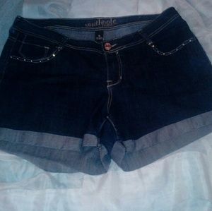South Pole 18 denim cuffed short