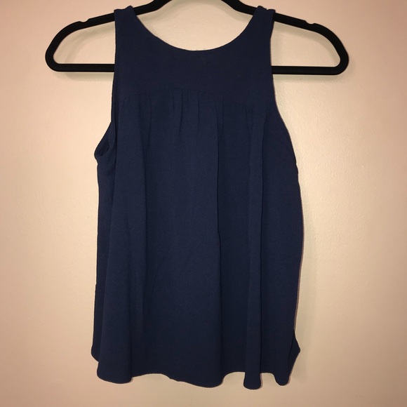 Romeo & Juliet Couture Tassled Split Neck Tank - Picture 4 of 8