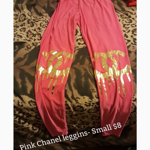 Pants - Pink Chanel leggins