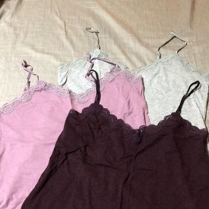 Set of three Cami’s