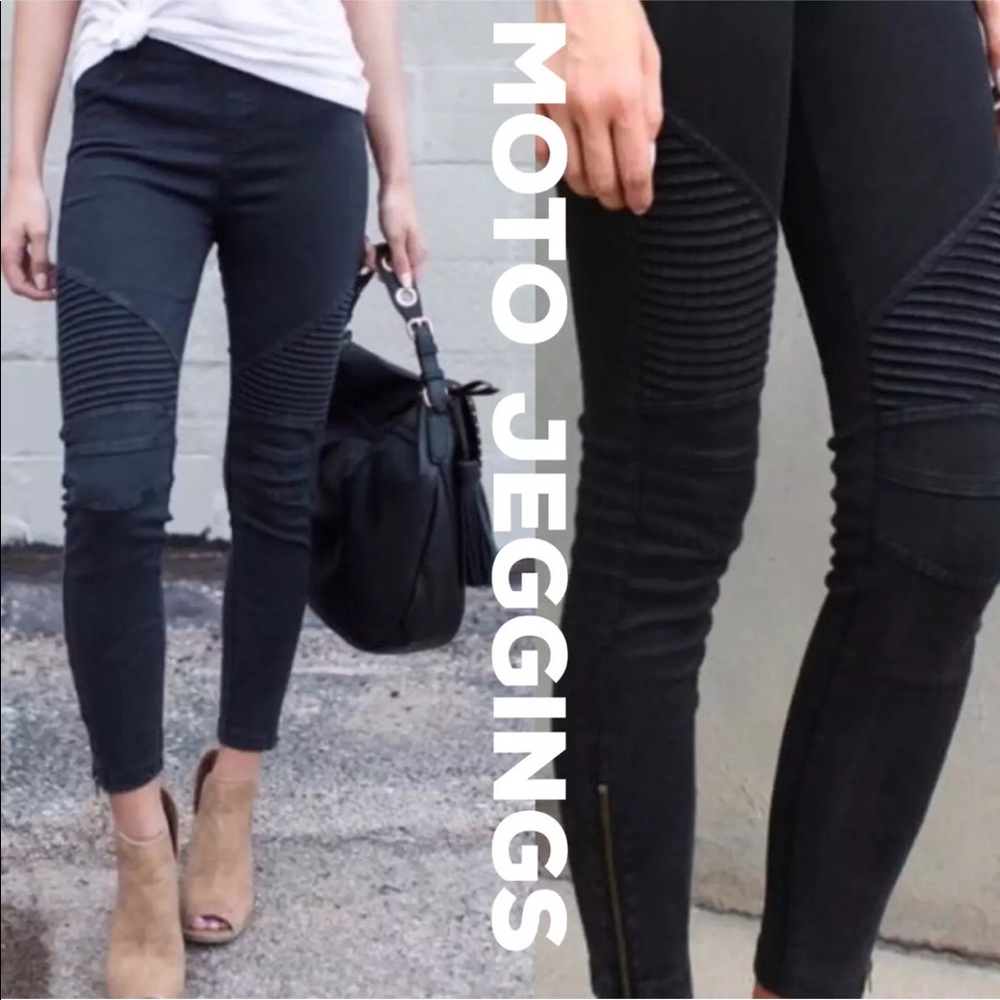 Sale! Last 1! Merlot Moto Skinnies - Picture 3 of 3