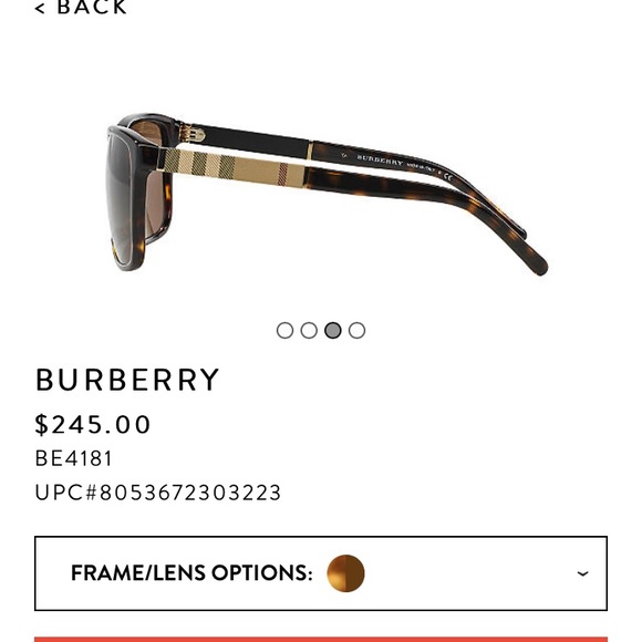 Burberry Tortoise Sunglasses