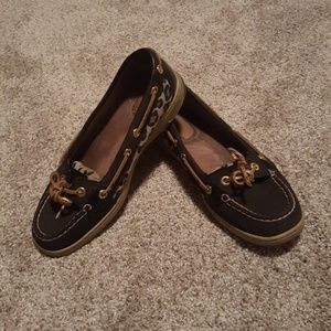 Leopard Print Sperry