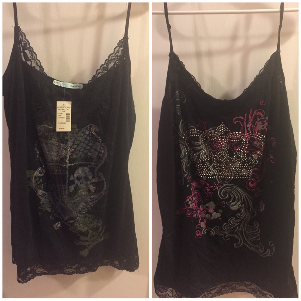Two Maurices Size XL Tops, One is NWT