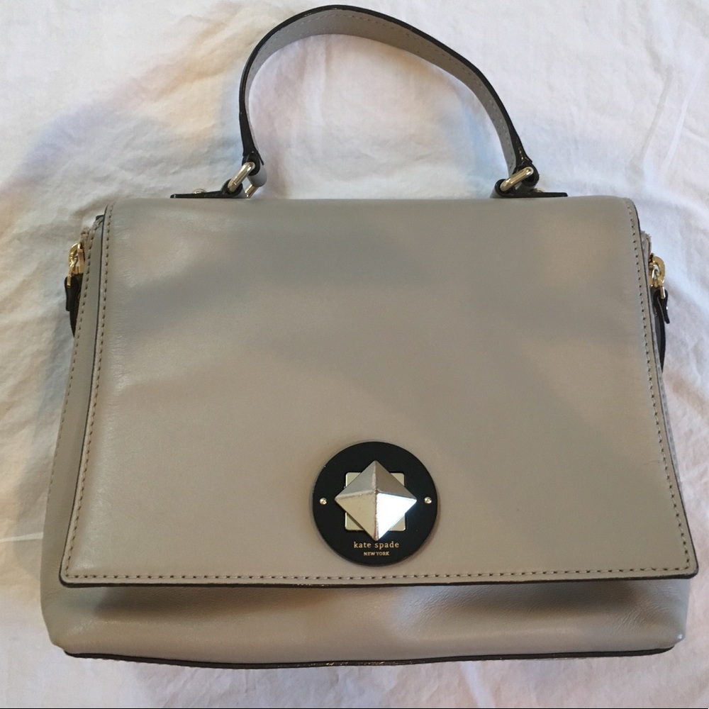 Kate Spade Tan and Black Purse/Handbag