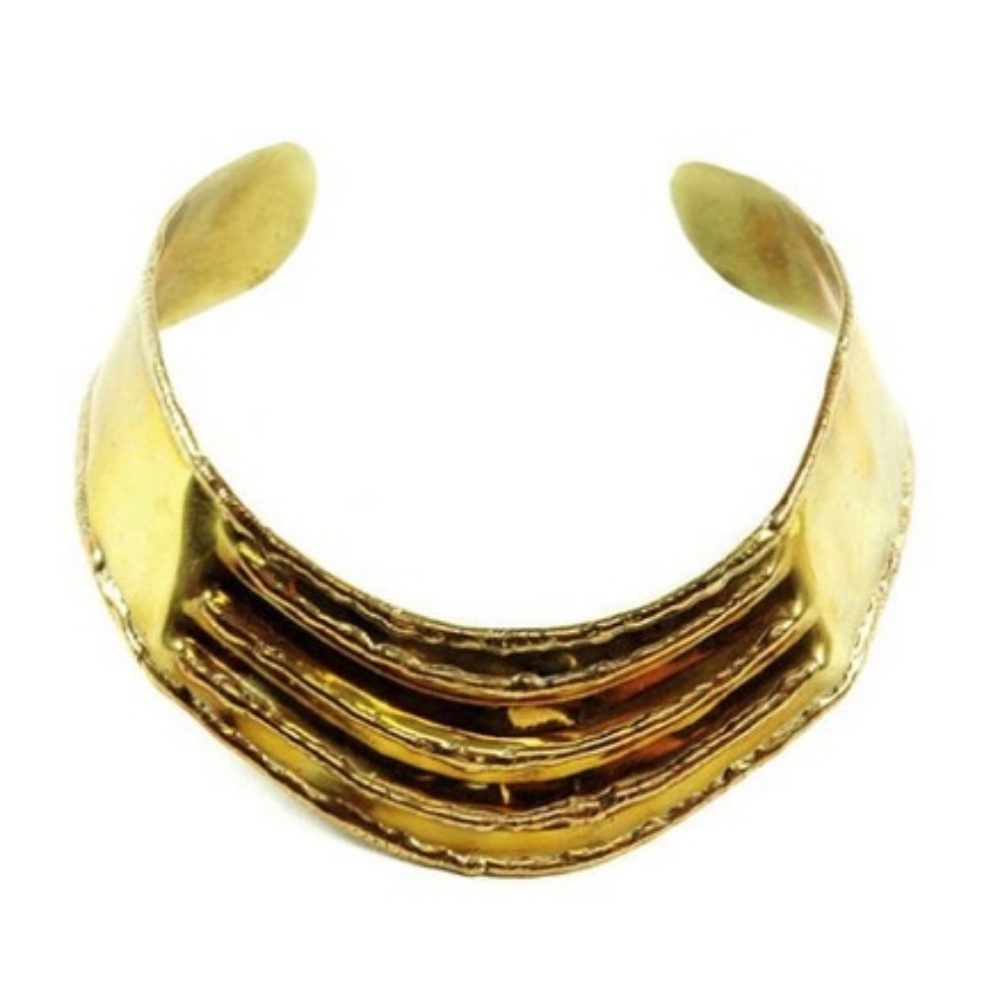 Vintage brutalist metal choker - Picture 2 of 4