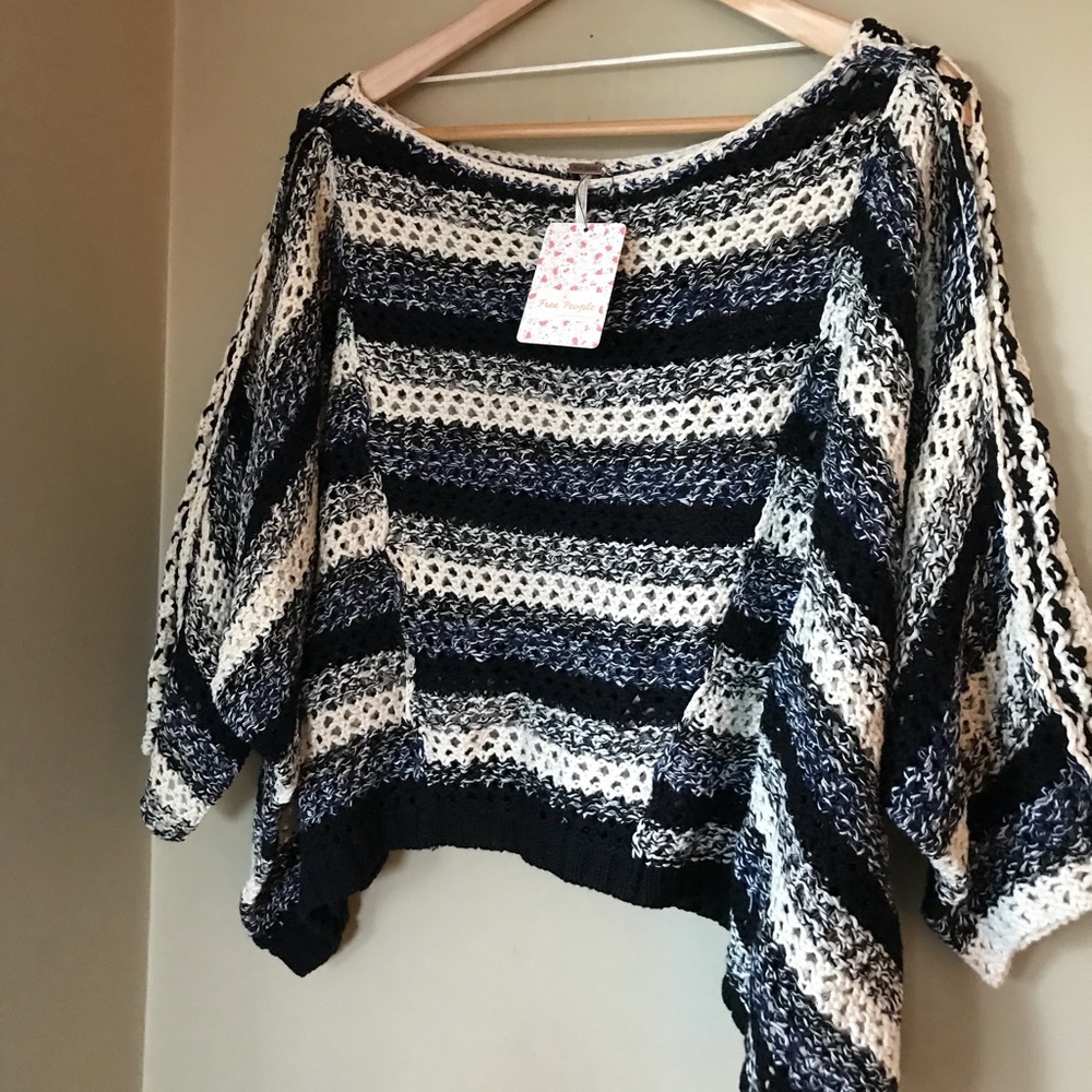 FREE People Pearl Searching Linen Blend Sweater - Picture 7 of 8