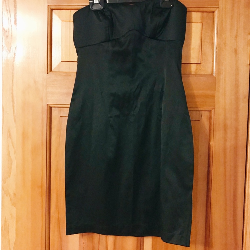Black Strapless Dress