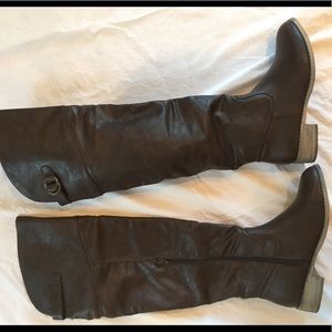 Natural Breeze Dark Brown over the knee boots  9