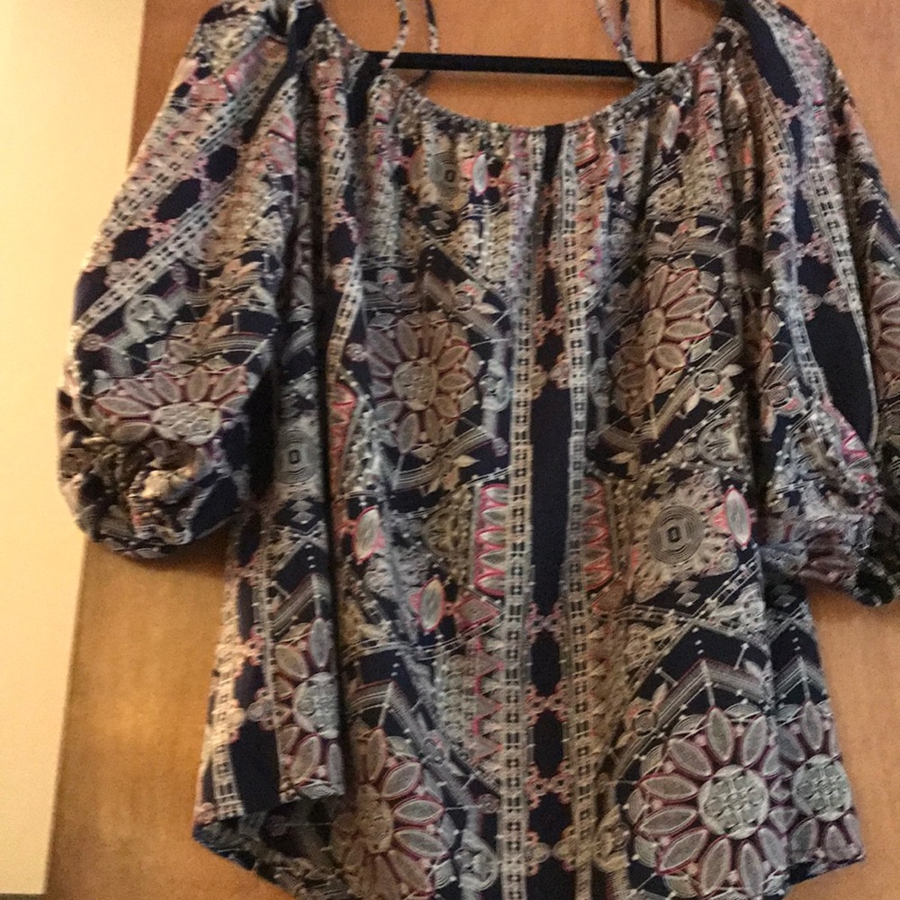 Printed top/ dressy