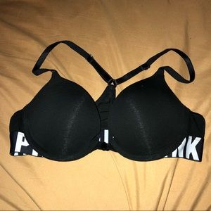 VS PINK front clasp racerback bra