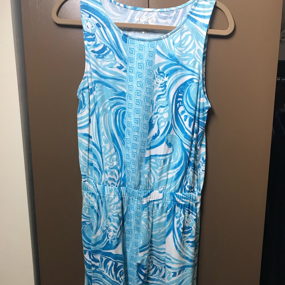 Lilly Pulitzer Blue Pullover Dress