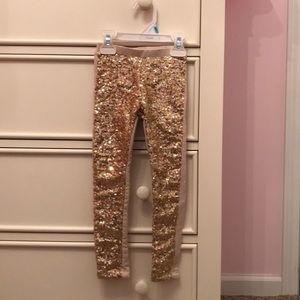 Joyfolie sparkle gold pants