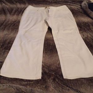 Seven7 Bootcut Plus sz 18 white jeans