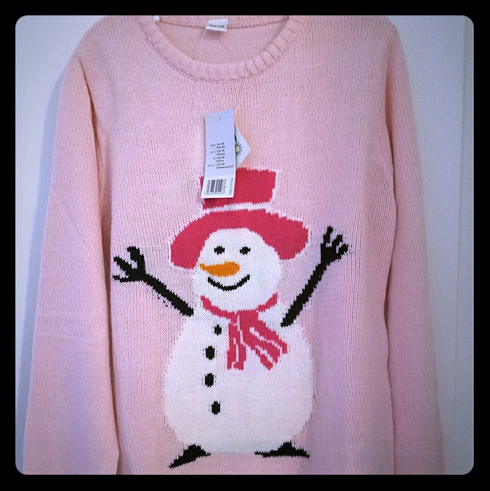 Knitted sweatshirt, girl size 8-10