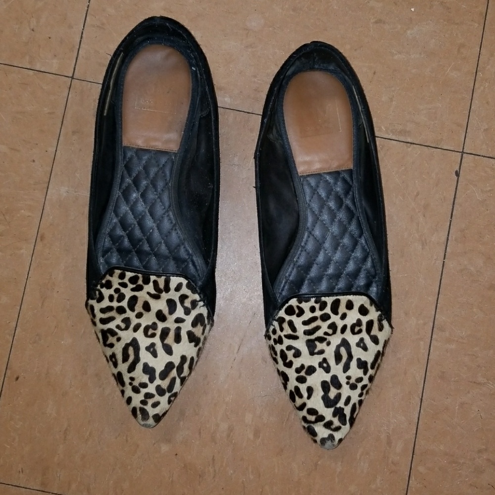 Dolce Vita Leopared  Suede Flats