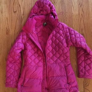 Long North Face down jacket