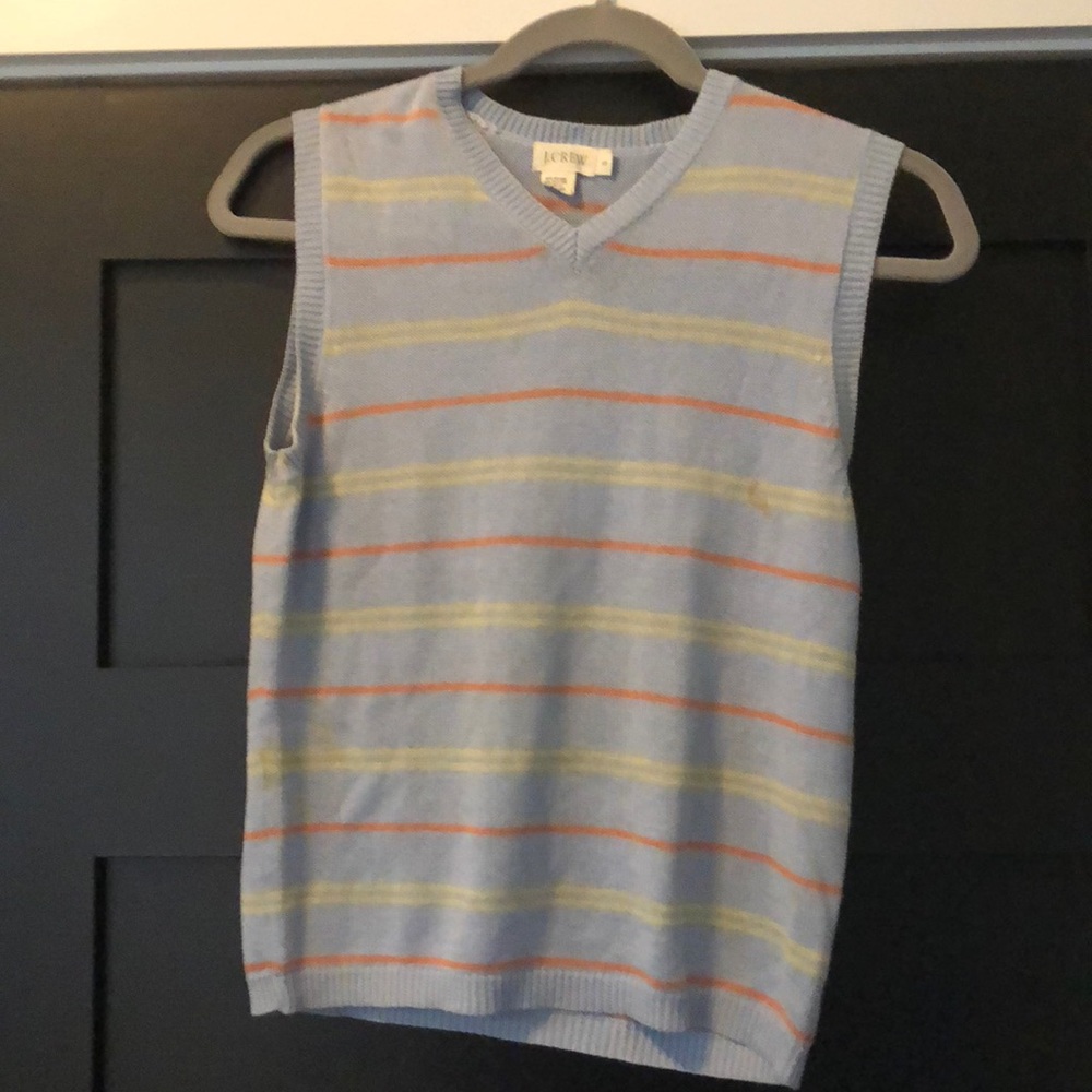 J. Crew striped sweater vest