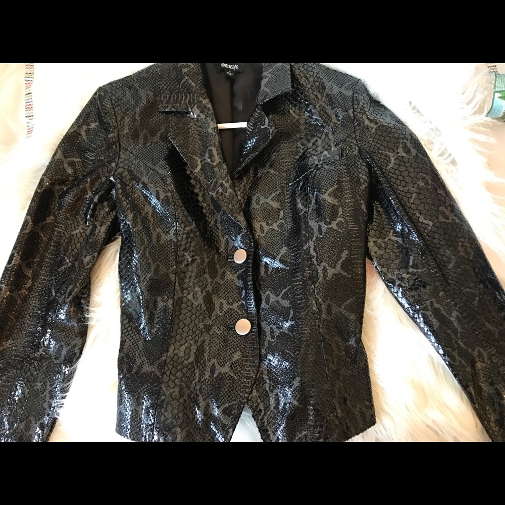 Leather jacket