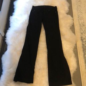 Seven for all Mankind black trouser/Jean size 25