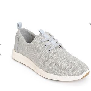 Toms del ray sneakers size 8 vapor blue