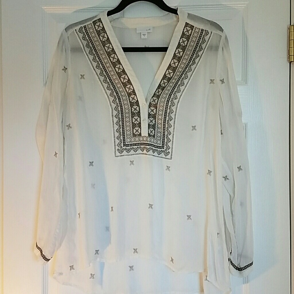 J. Jill Embroidered Tunic