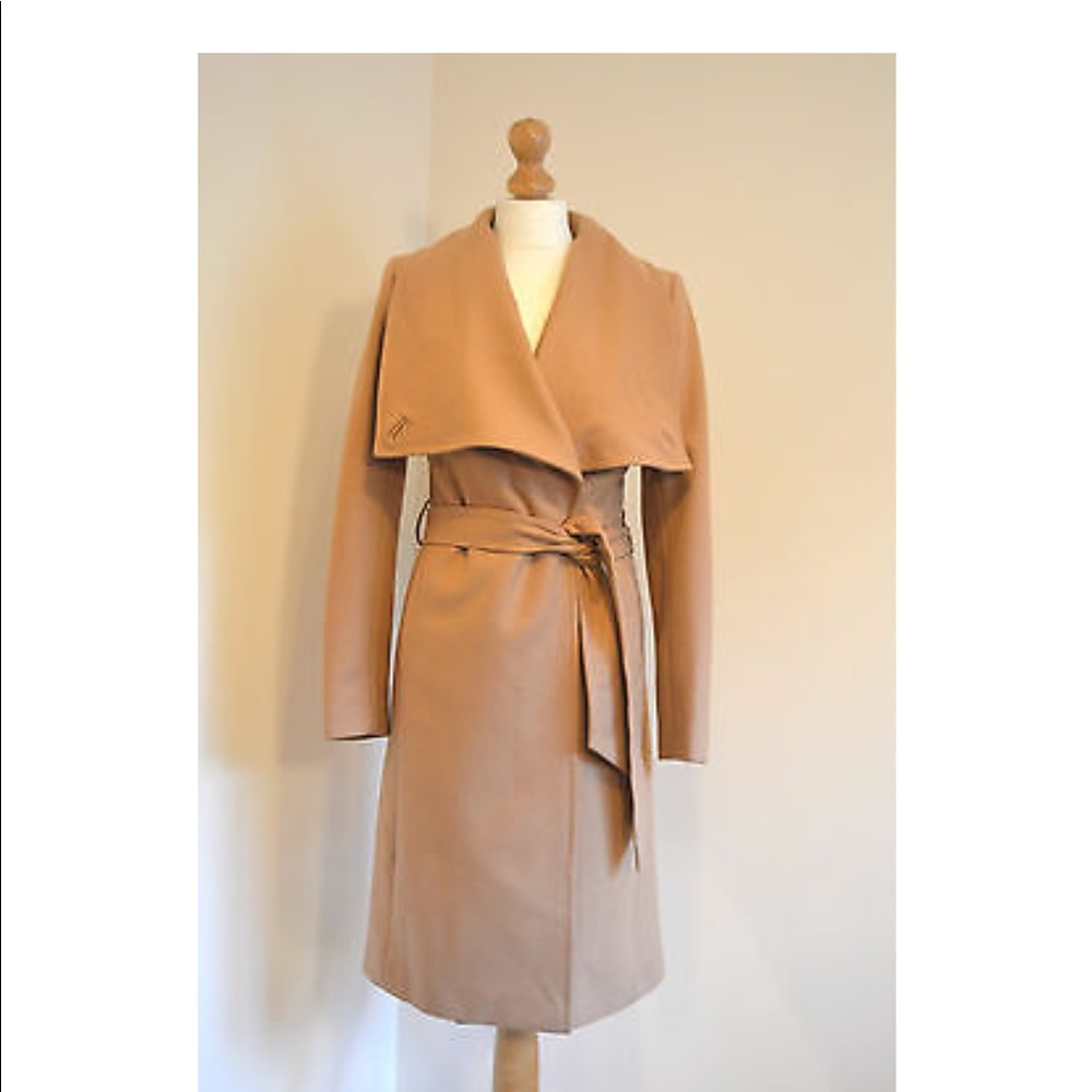 Ted Baker DANITA wool camel wrap coat FINAL PRICE!