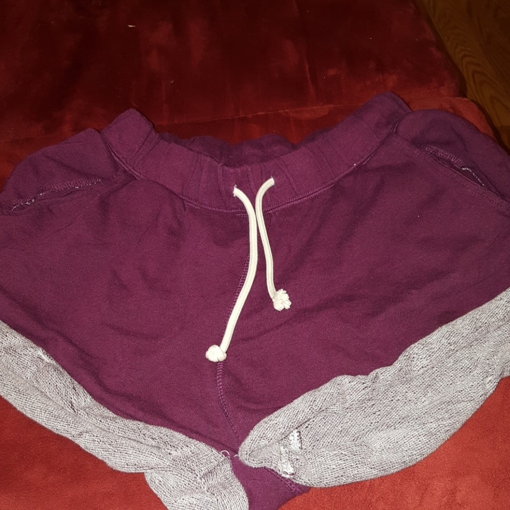 Purple shorts