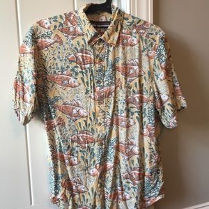 Funky fish button down