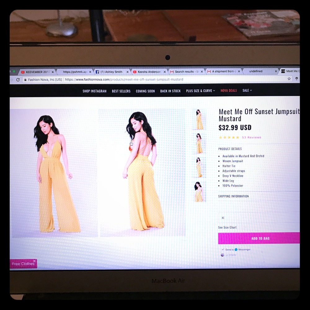 Meet me off sunset jumpsuit by Fashion Nova