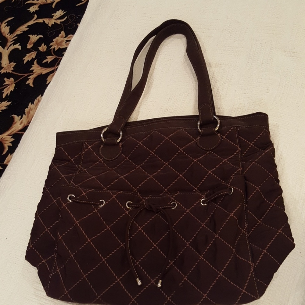 Vera Bradley Quilted Chocolate Brown Purse