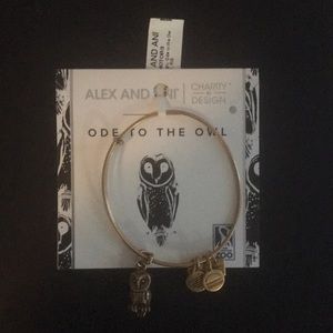 Alex And Ani - Ode to the Owl Rafaelian Gold - New