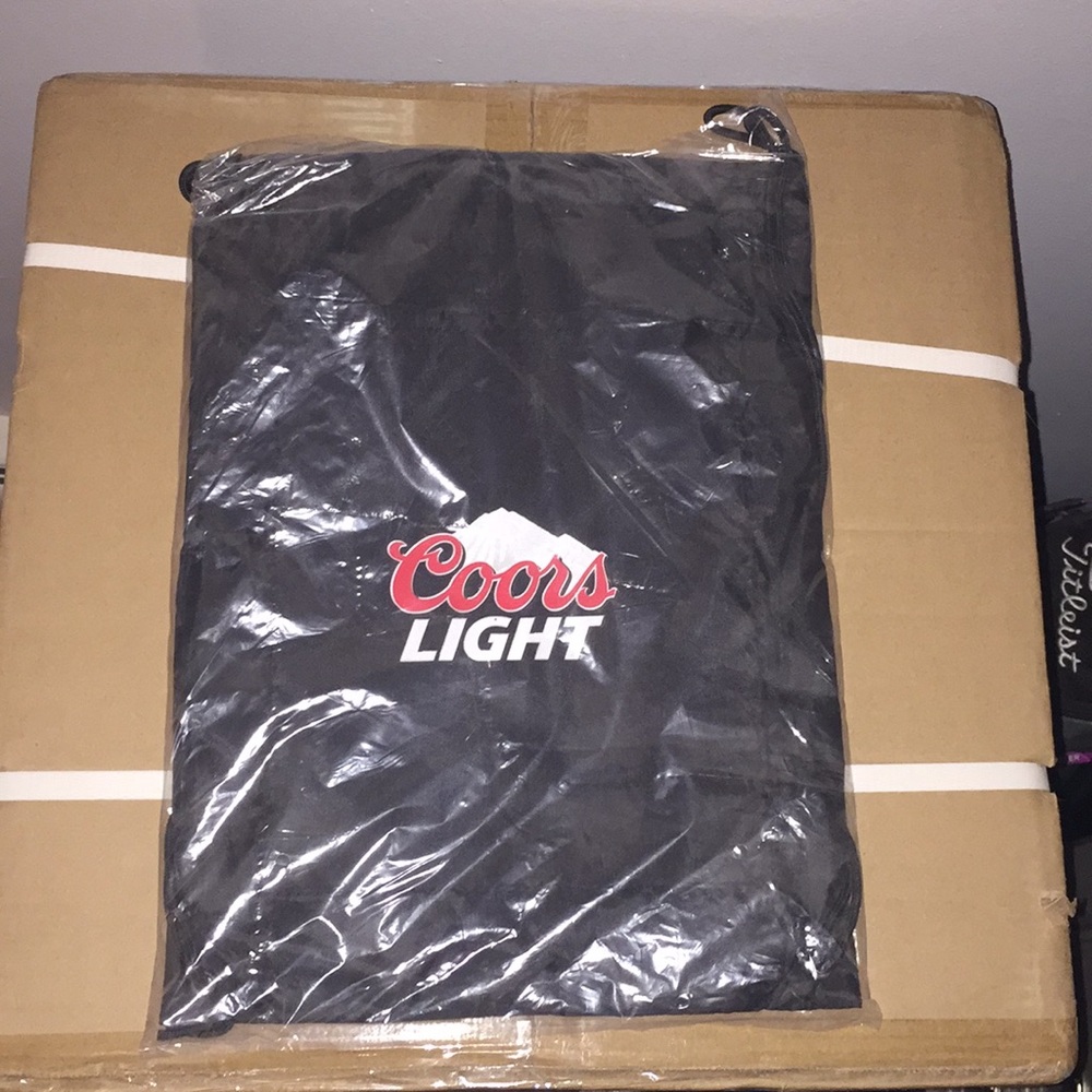 Coors light drawstring bag