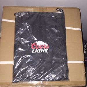 Coors light drawstring bag