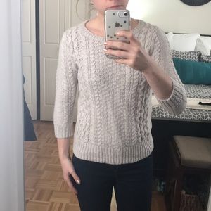 LOFT cable knit sweater
