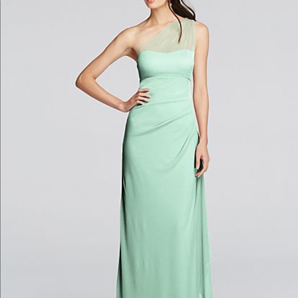 Davids bridal bridesmaid dress in mint