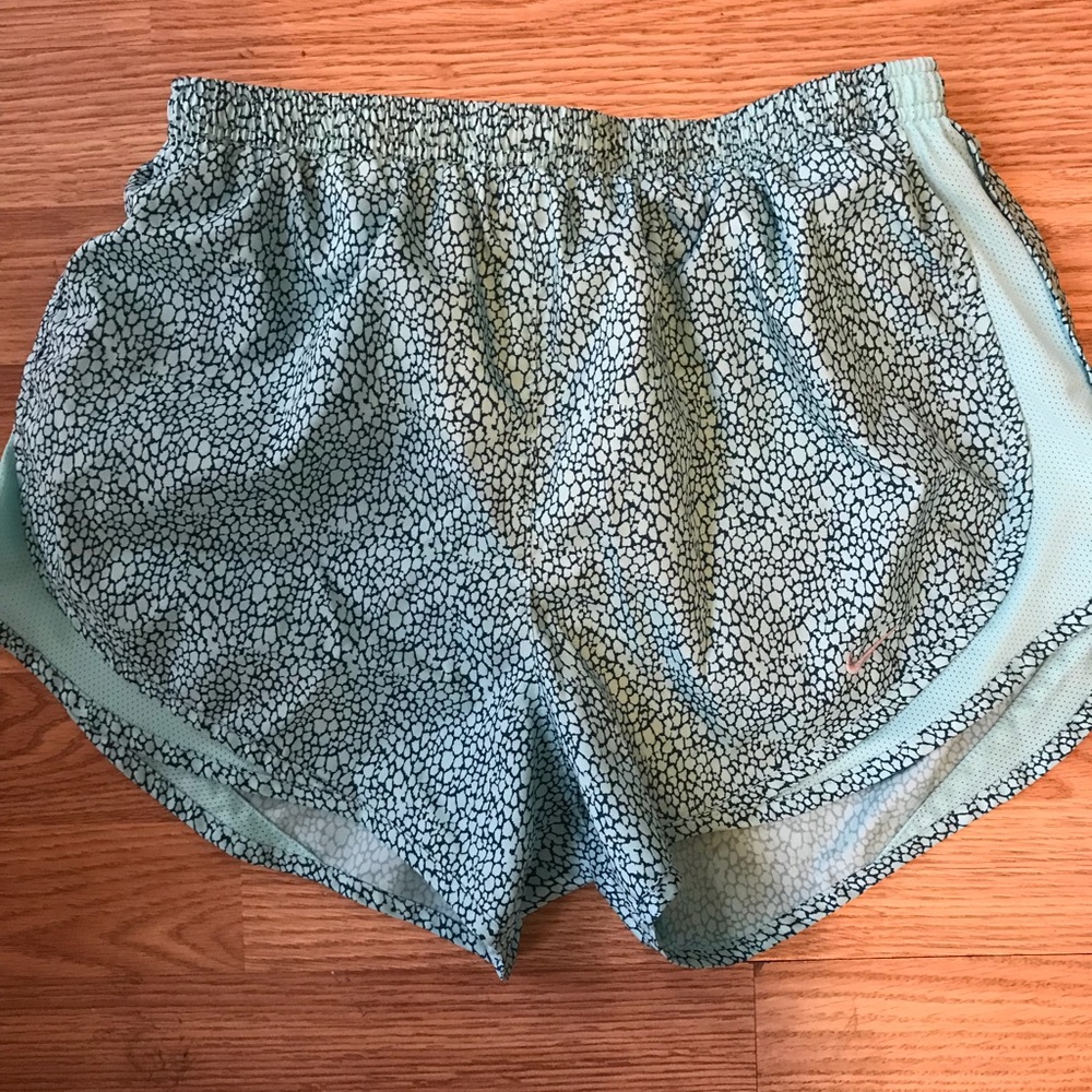 Nike running shorts.