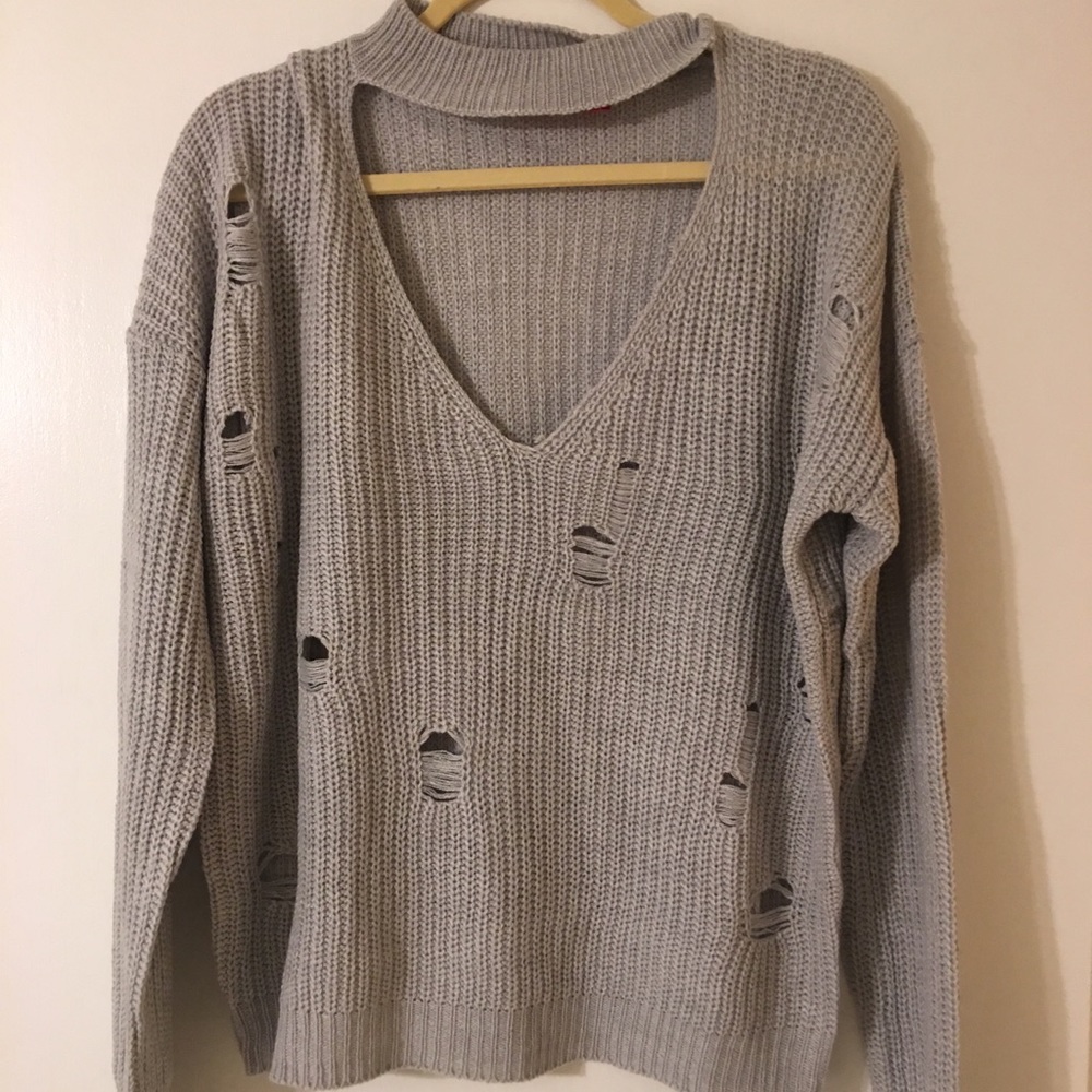 NWT Buckle Daytrip sweater distressed.
