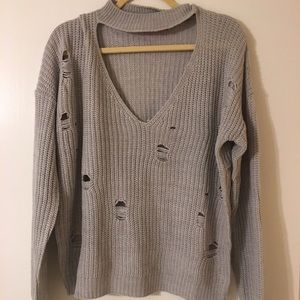 NWT Buckle Daytrip sweater distressed.