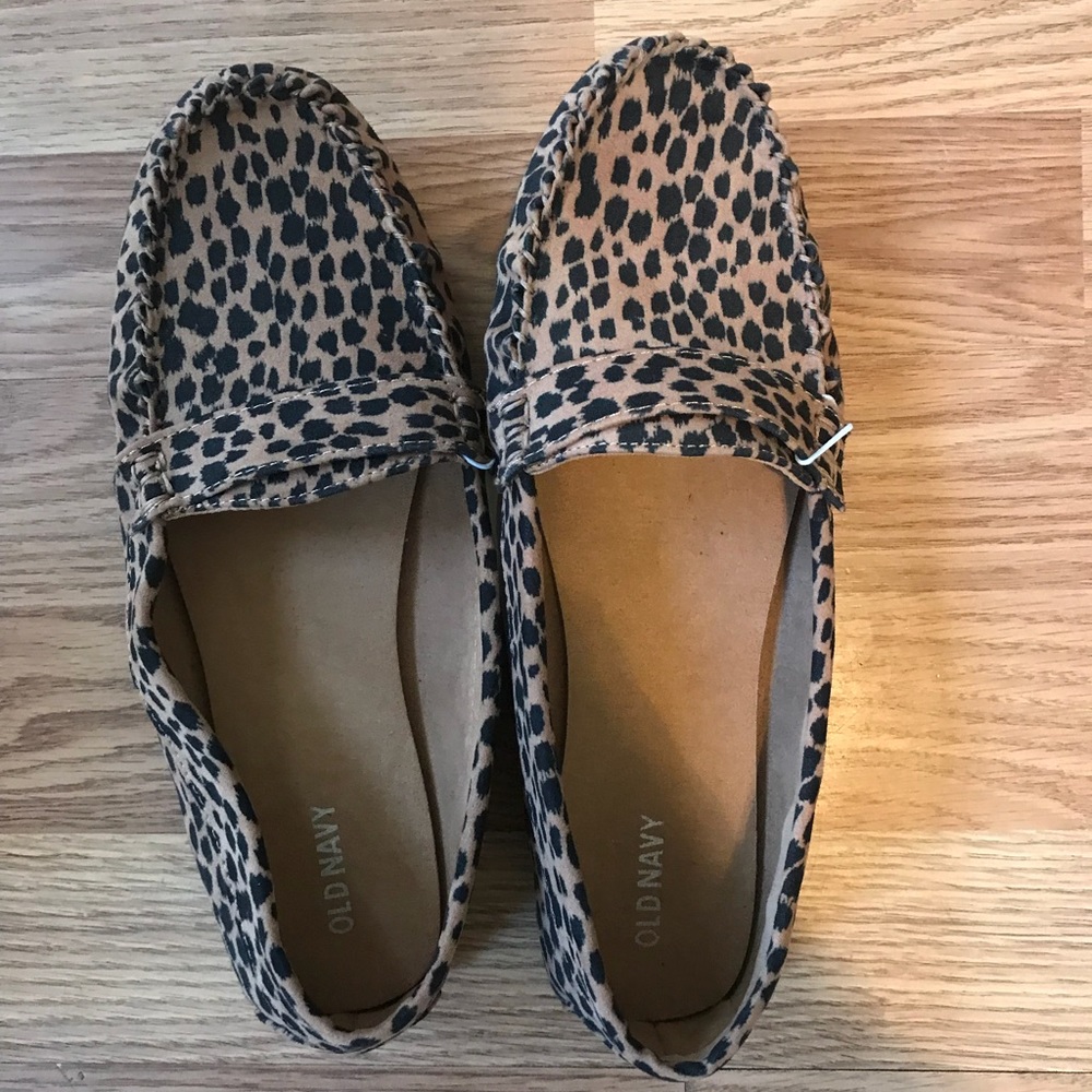 Cheetah loafers