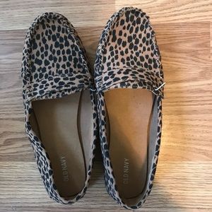 Cheetah loafers