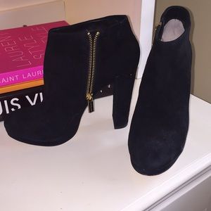 Michael Kors Black Suede Booties