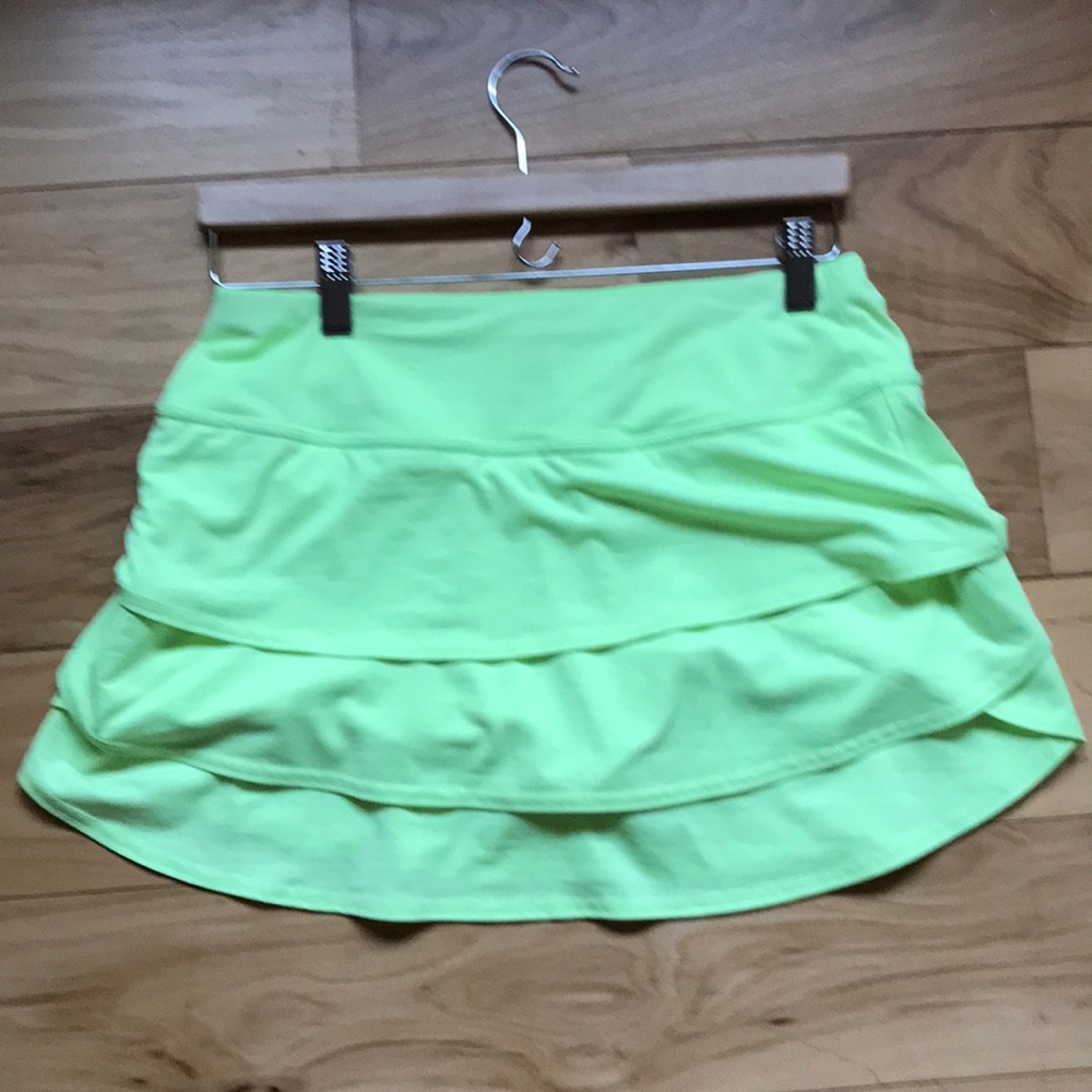 Neon Green Athleta Skort